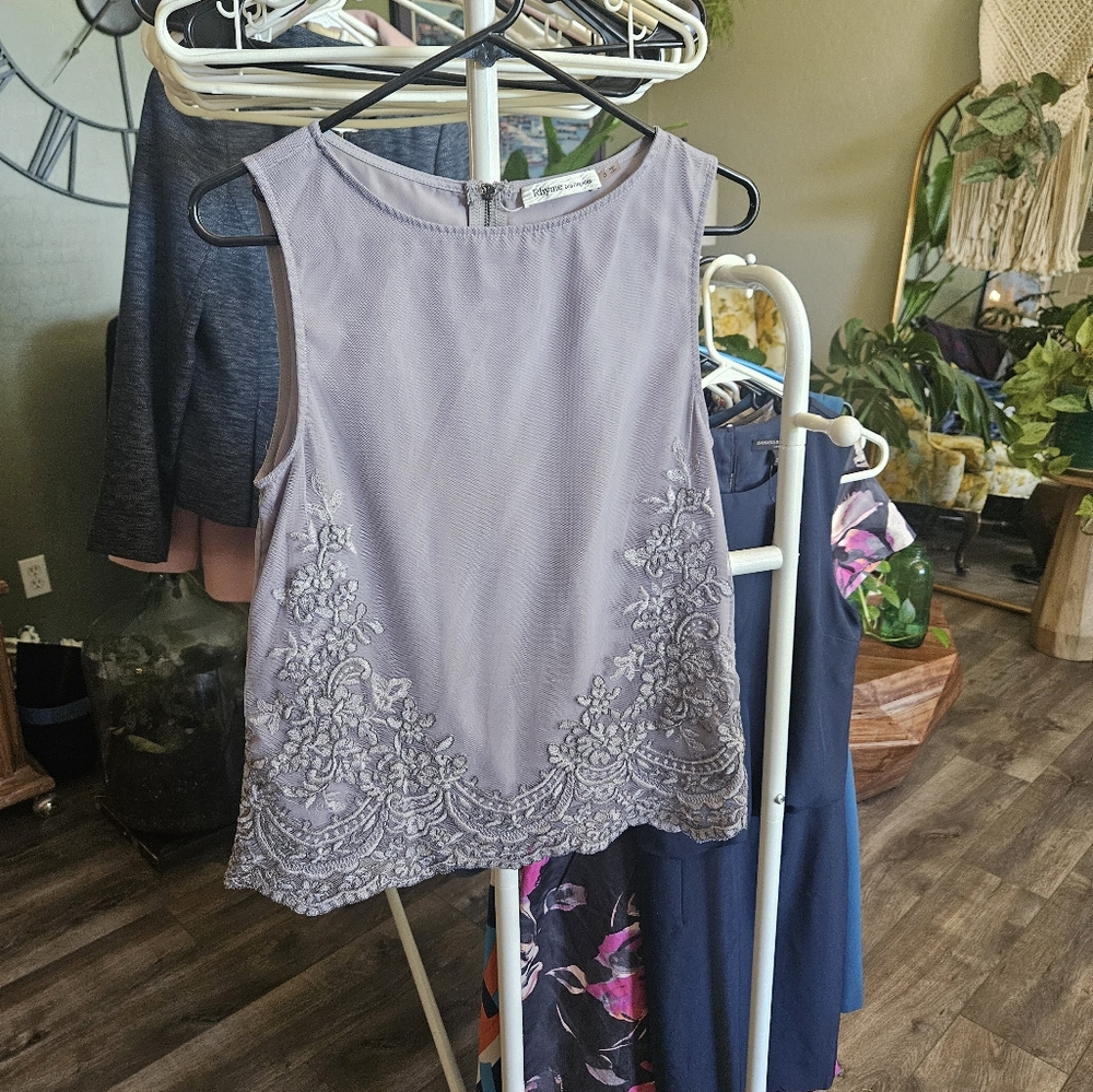 Beautiful sleeveless blouse